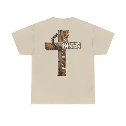 'He is Risen' Unisex Cotton T-Shirt