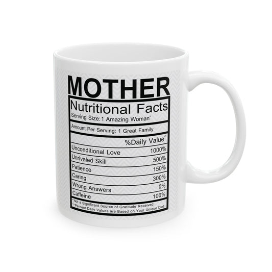 "Nutritional Mom Facts" Mug