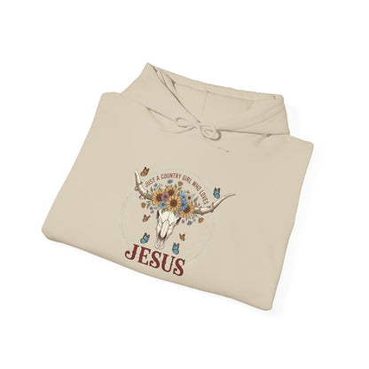"Girl Loves Jesus" Unisex Hoodie Sweatshirt