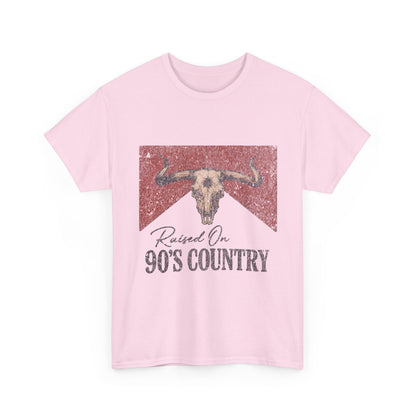 "90's Raised On Country Music" Unisex Cotton T-Shirt