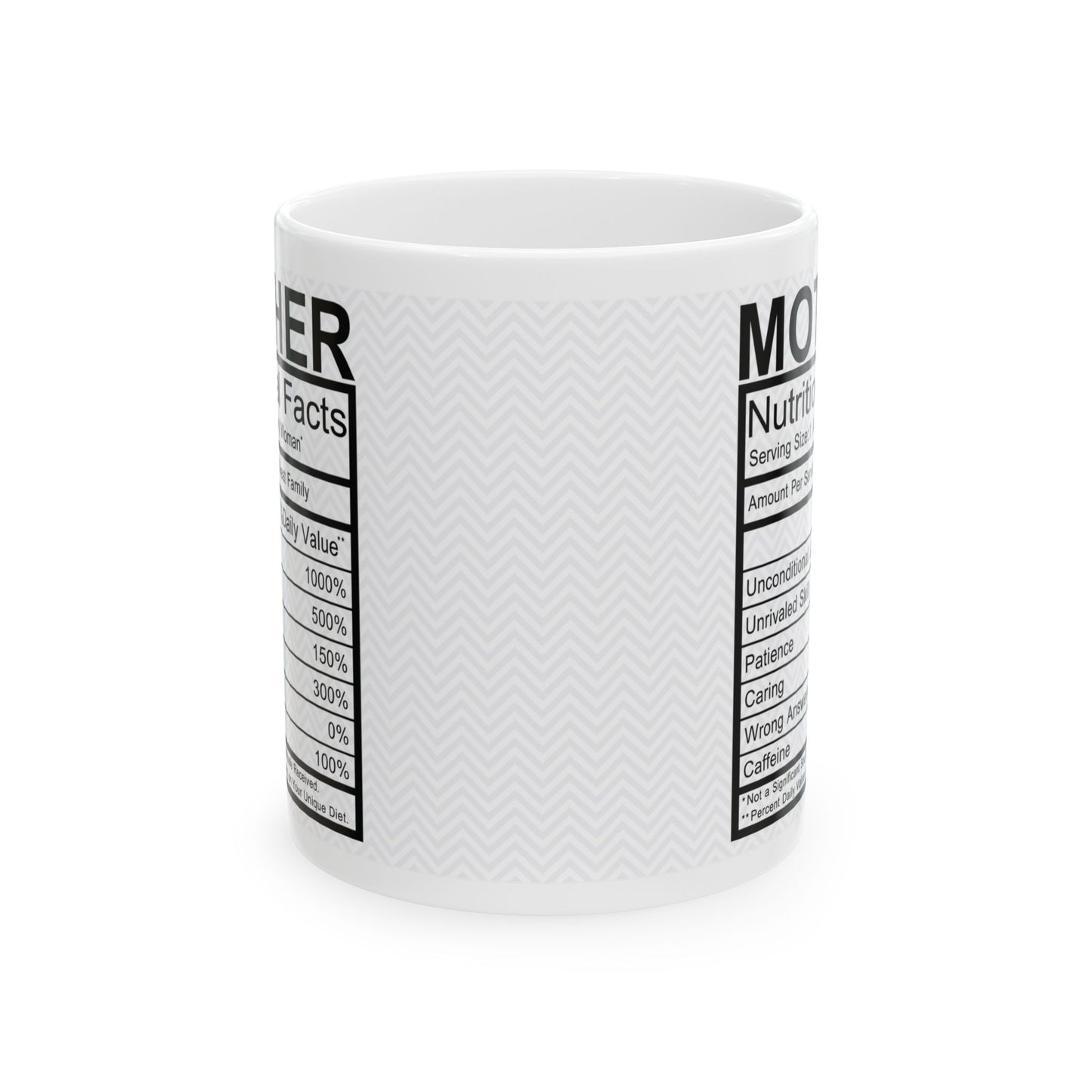 "Nutritional Mom Facts" Mug