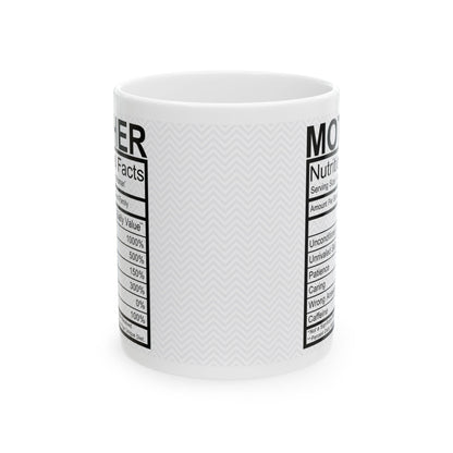 "Nutritional Mom Facts" Mug