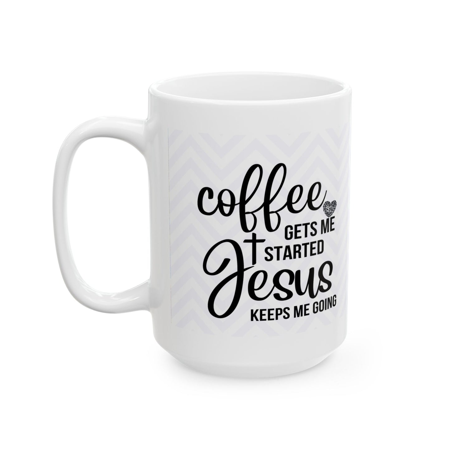 "Coffee with Jesus" Mug