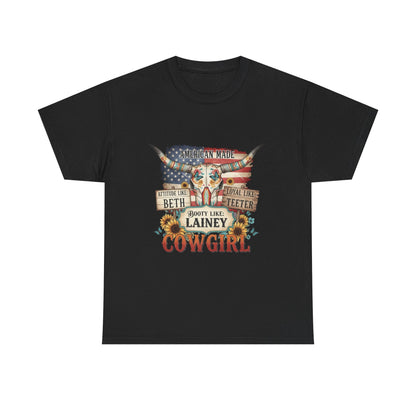 "Cowgirl Booty Like Lainey" Unisex T-Shirt