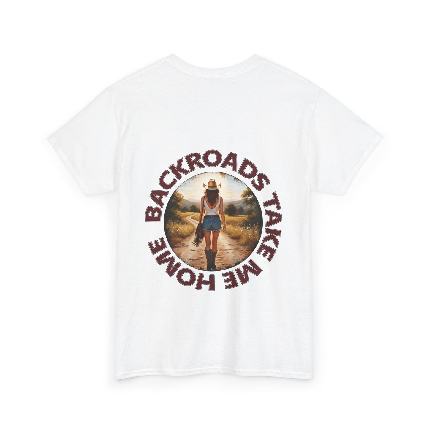 "Backroads Take Me Home" Unisex Cotton T-Shirt