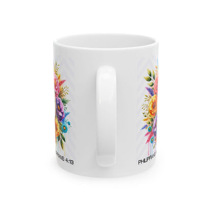 "All Things Through Christ" Mug