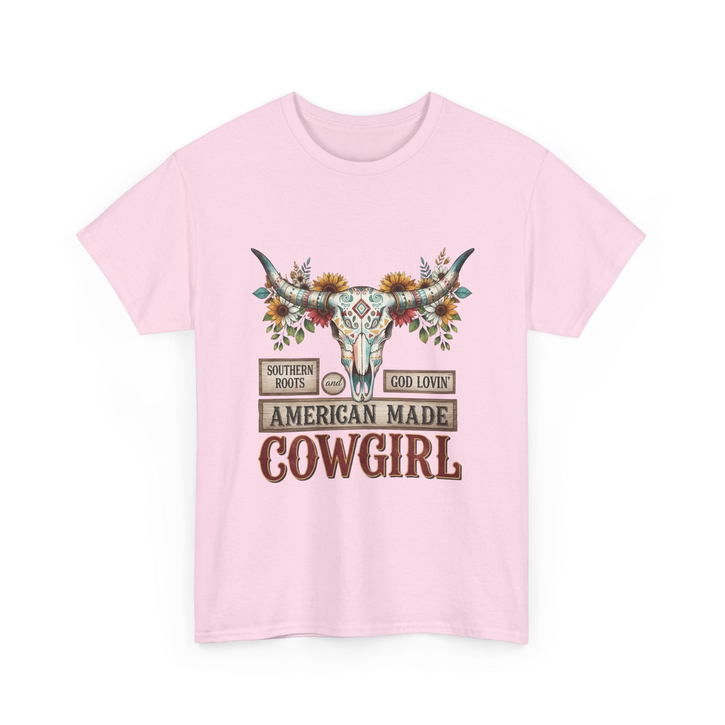 "American Made Cowgirl" Unisex T-Shirt