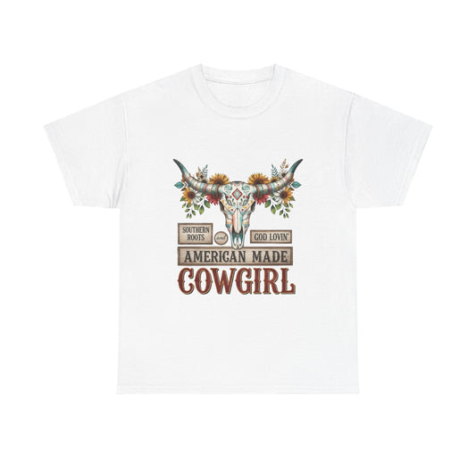 "American Made Cowgirl" Unisex T-Shirt