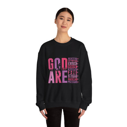 "God Says" Inspirational Crewneck Sweatshirt