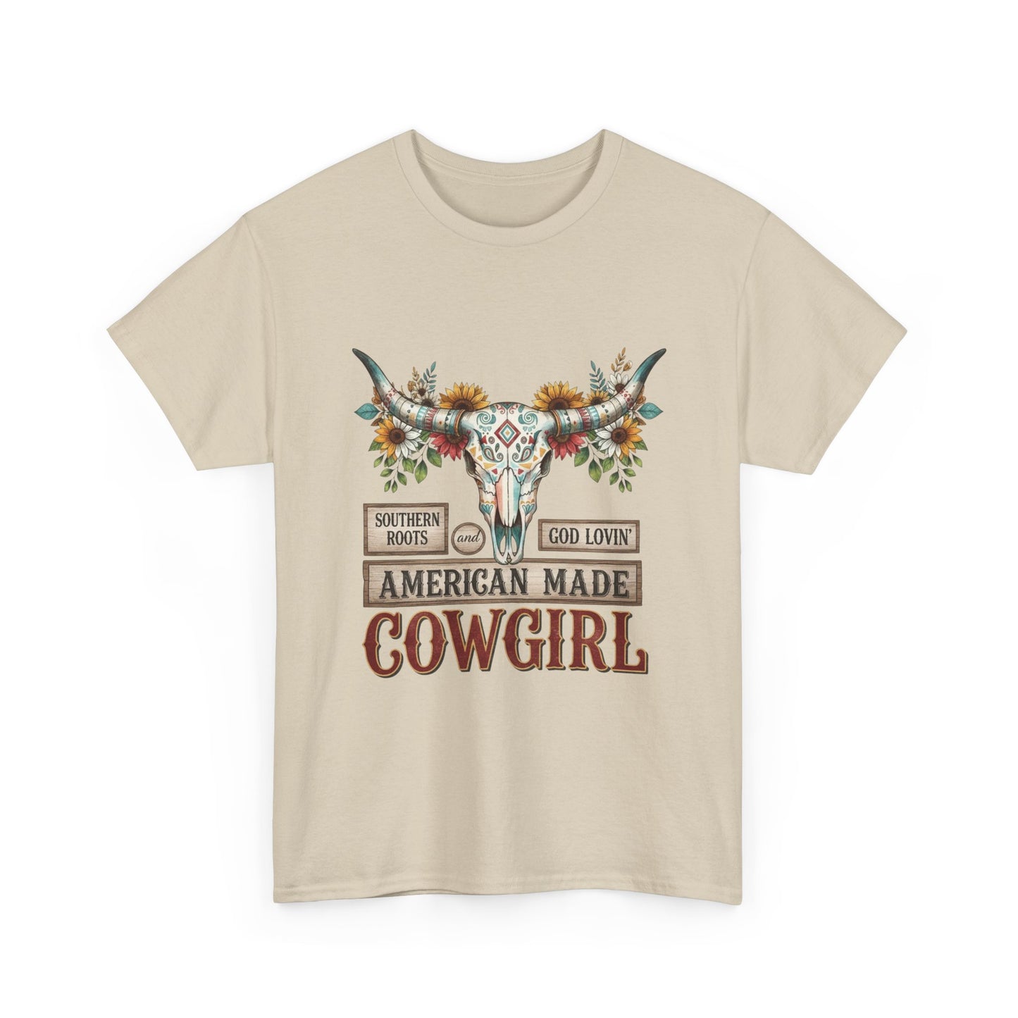 "American Made Cowgirl" Unisex T-Shirt