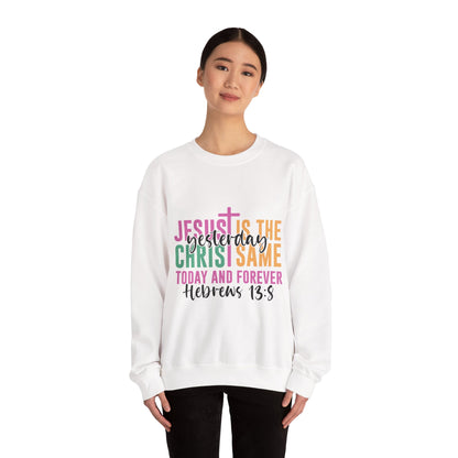 "Jesus Is" Faith-Inspired Crewneck Sweatshirt