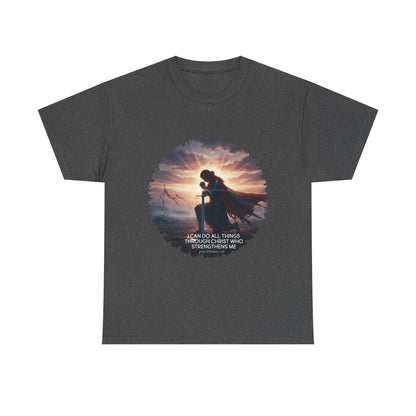 "He Strengthens Me" Unisex T-Shirt