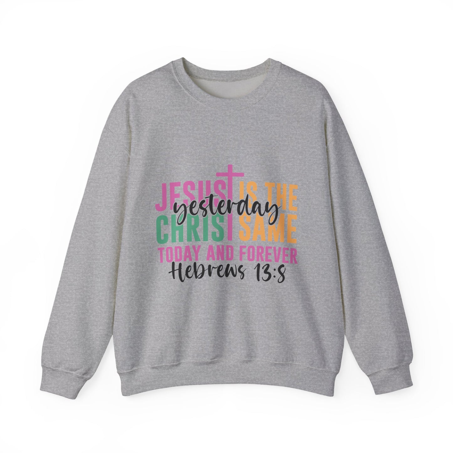 "Jesus Is" Faith-Inspired Crewneck Sweatshirt