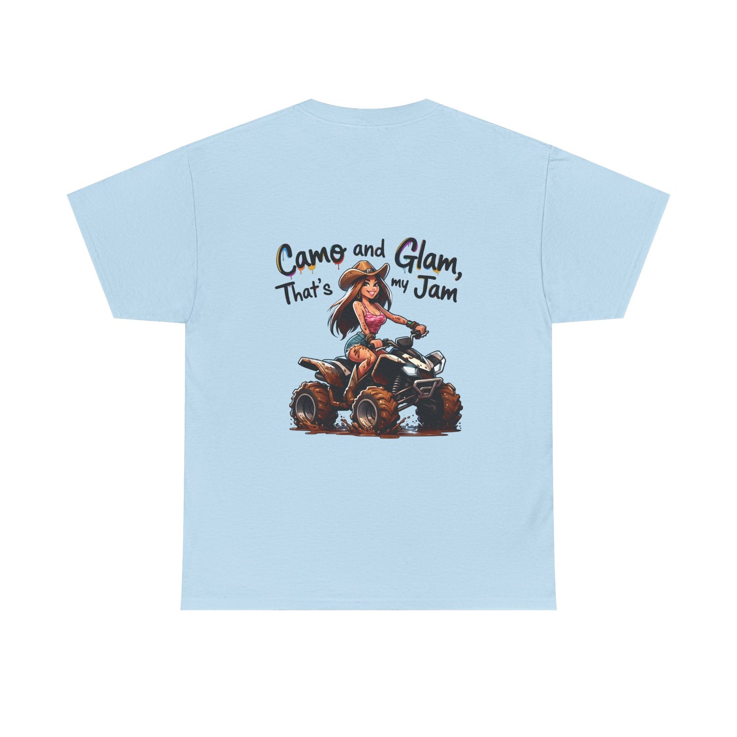"Camo and Glam" Unisex Cotton T-Shirt