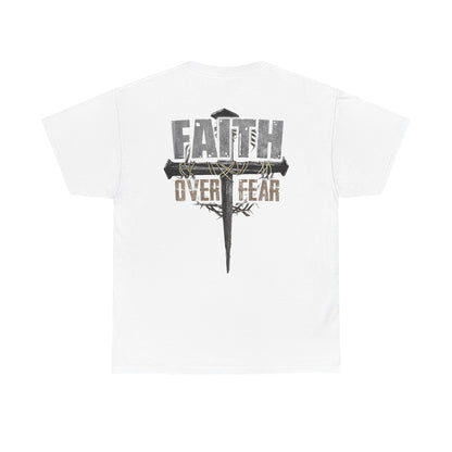 "Faith Over Fear" Unisex Cotton T-Shirt