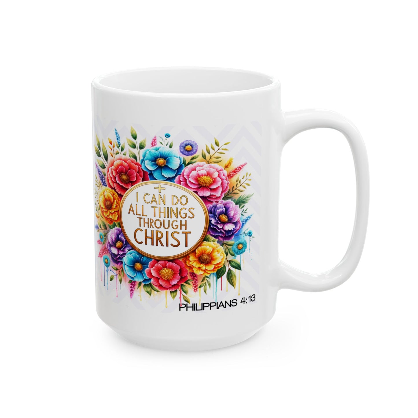 "All Things Through Christ" Mug