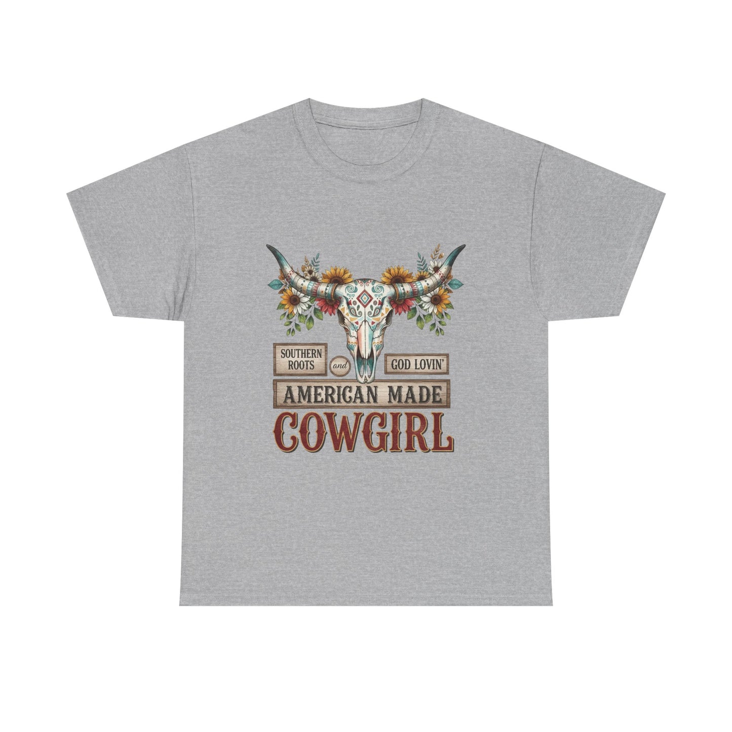 "American Made Cowgirl" Unisex T-Shirt