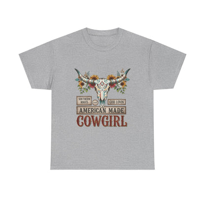"American Made Cowgirl" Unisex T-Shirt