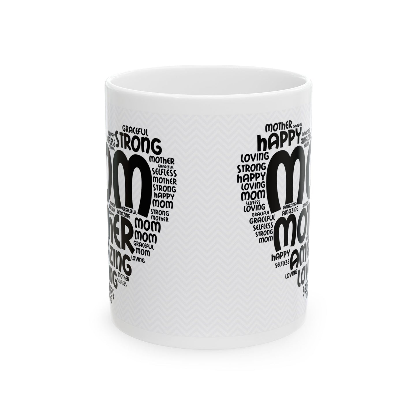 "Mom Word Art" Mug