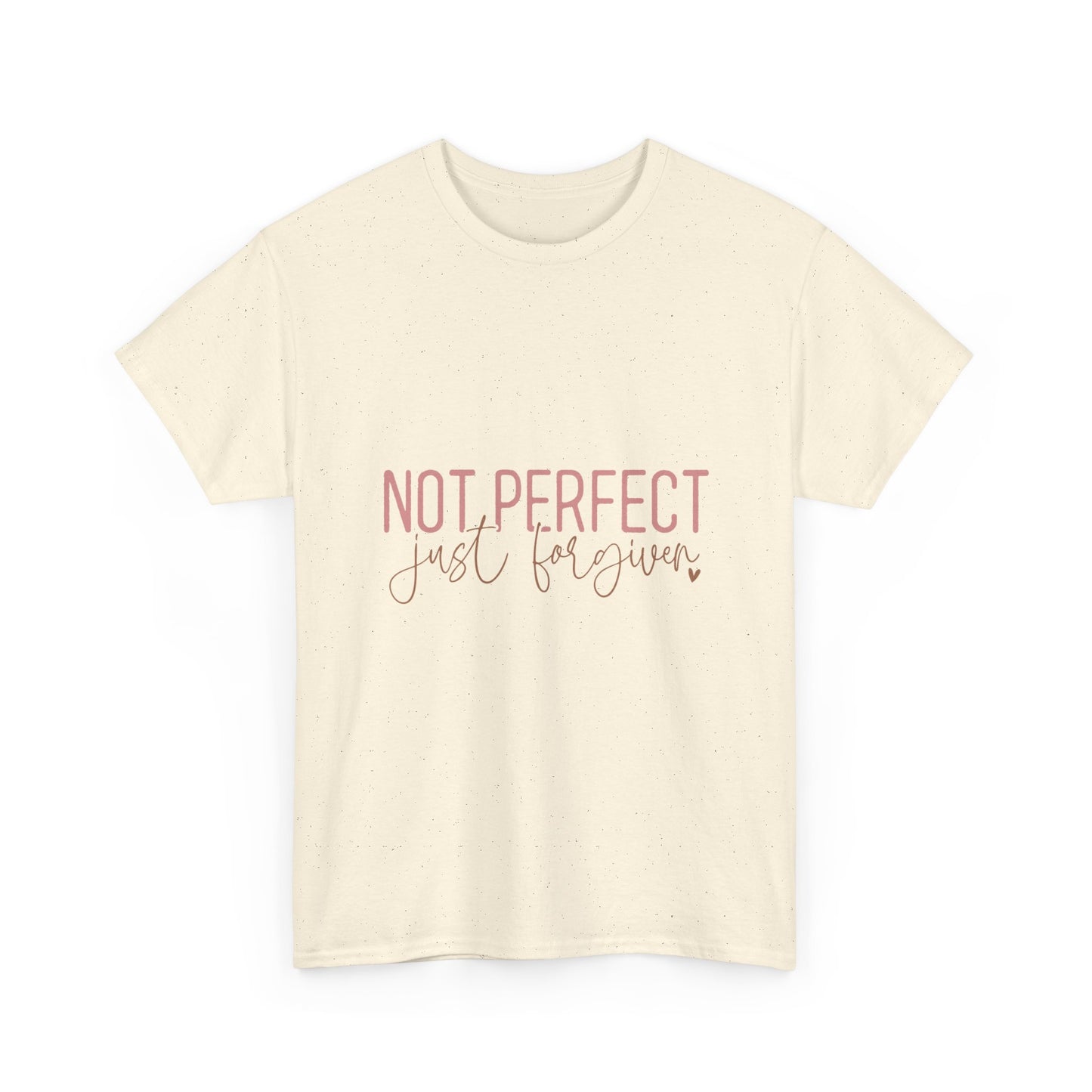 "Not Perfect Just Forgiven" Unisex Cotton T-Shirt