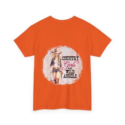 "Country Girls Wild Angels" Unisex Cotton T-Shirt