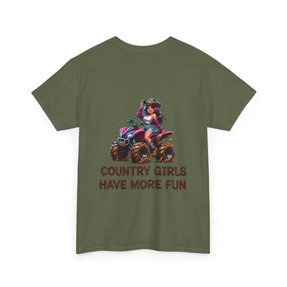 "Country Girls Have More Fun" Unisex Cotton T-Shirt