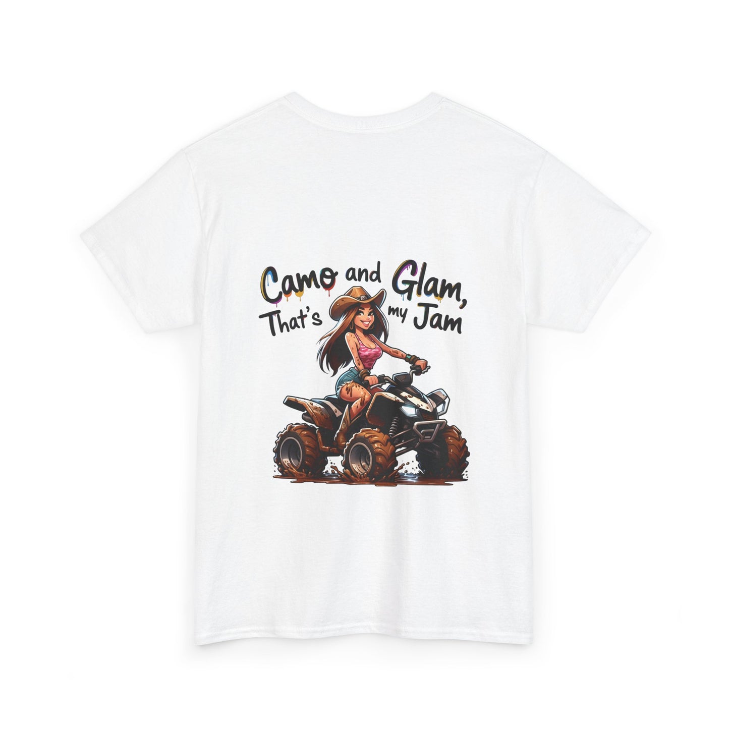 "Camo and Glam" Unisex Cotton T-Shirt