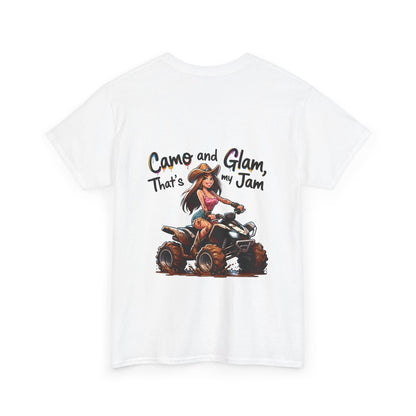 "Camo and Glam" Unisex Cotton T-Shirt