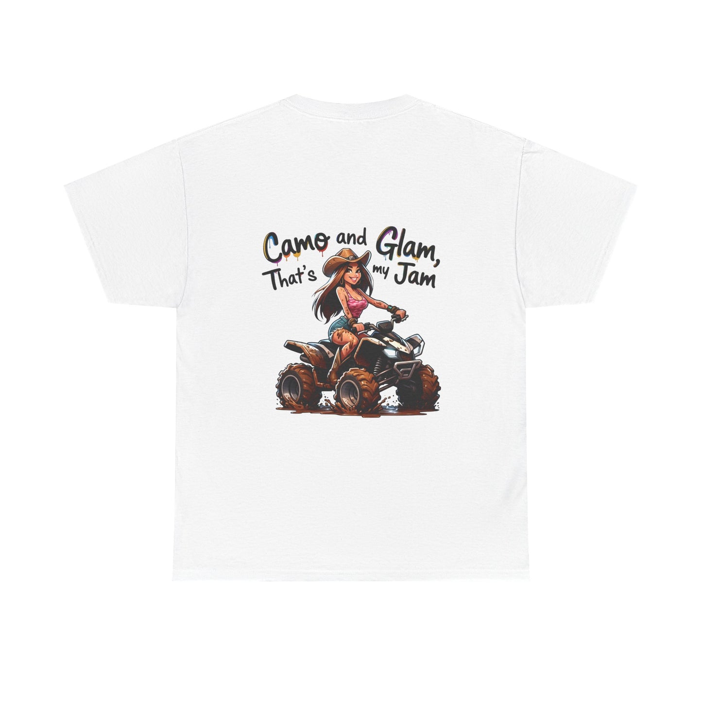 "Camo and Glam" Unisex Cotton T-Shirt