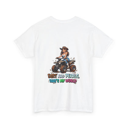 "Dirt and Pearls" Unisex Cotton T-Shirt