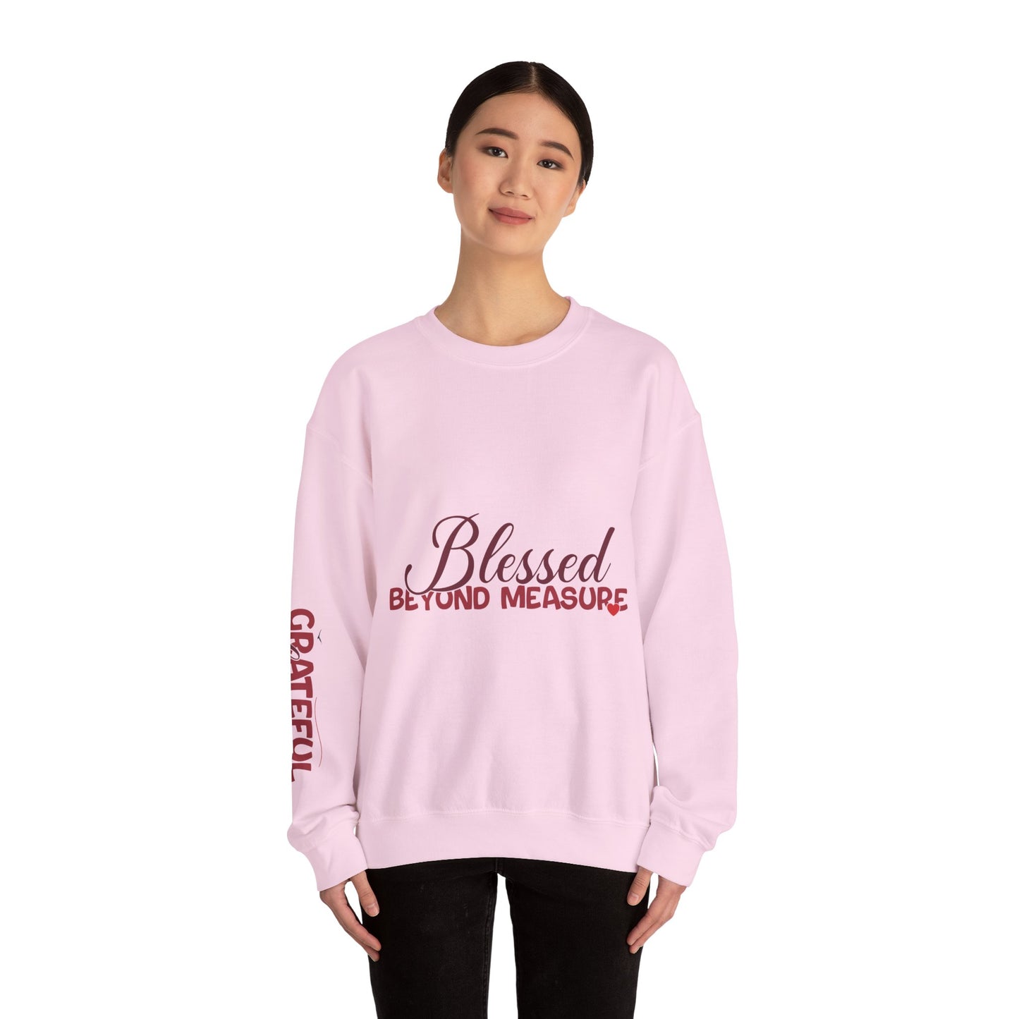 "Blessed & Grateful" Crewneck Sweatshirt
