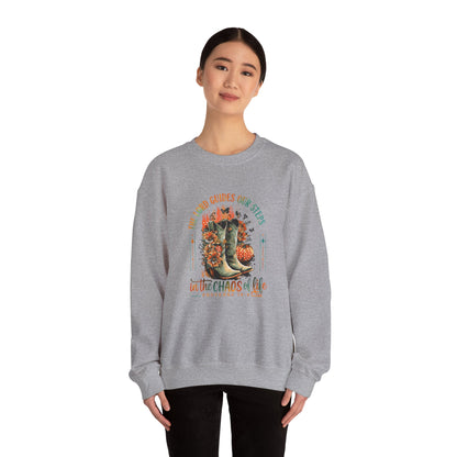 "In The Chaos" Inspirational Crewneck Sweatshirt