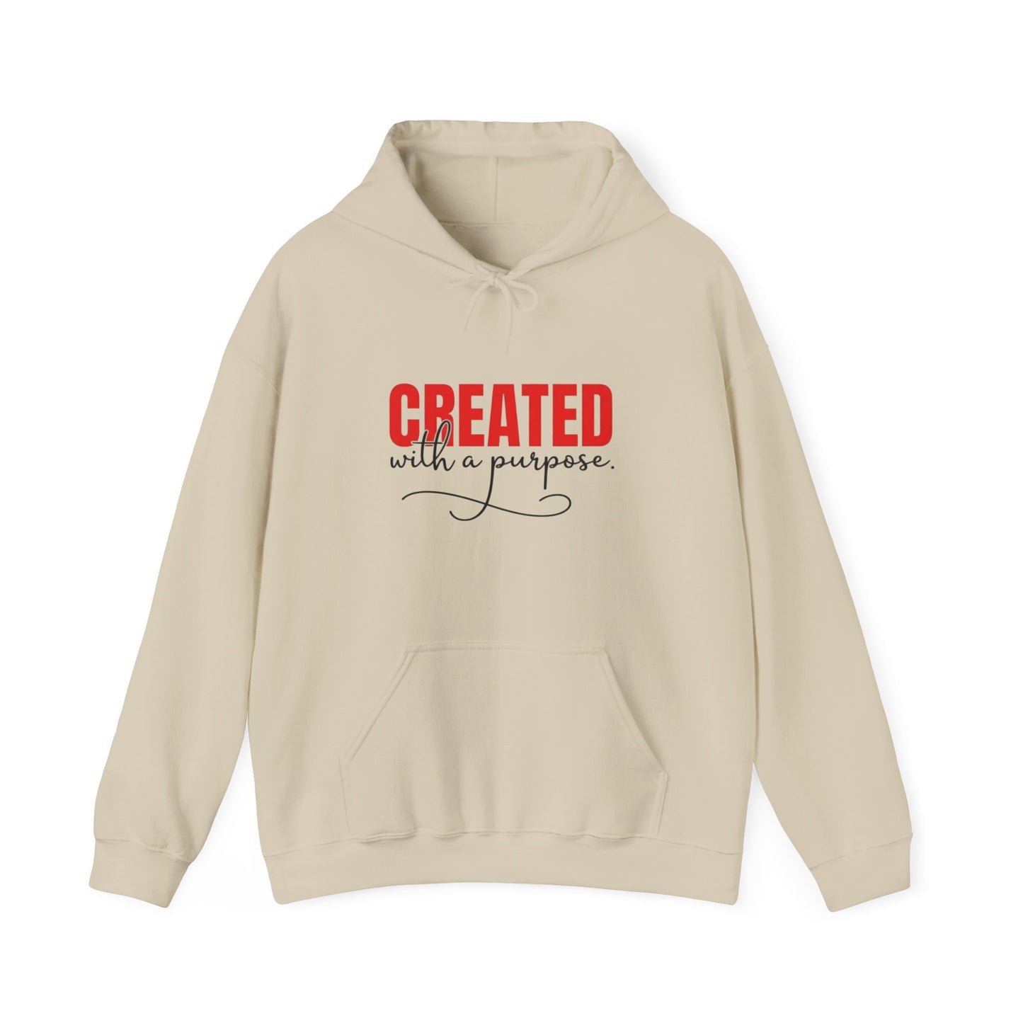 "Created with a Purpose" Unisex Hoodie