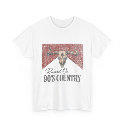 "90's Raised On Country Music" Unisex Cotton T-Shirt