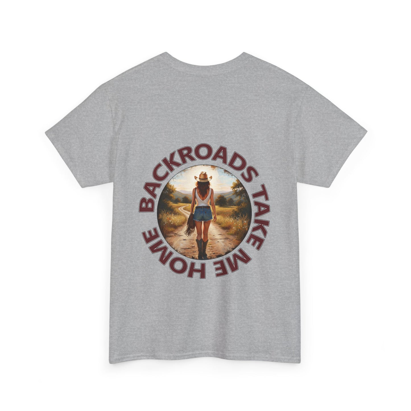 "Backroads Take Me Home" Unisex Cotton T-Shirt