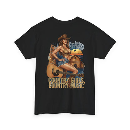 "Country Music" Unisex Cotton T-Shirt
