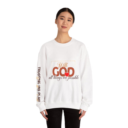 "With God" Crewneck Sweatshirt