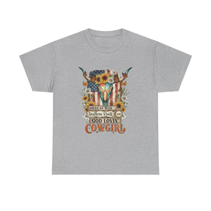 "God Lovin' Cowgirl" Unisex T-Shirt