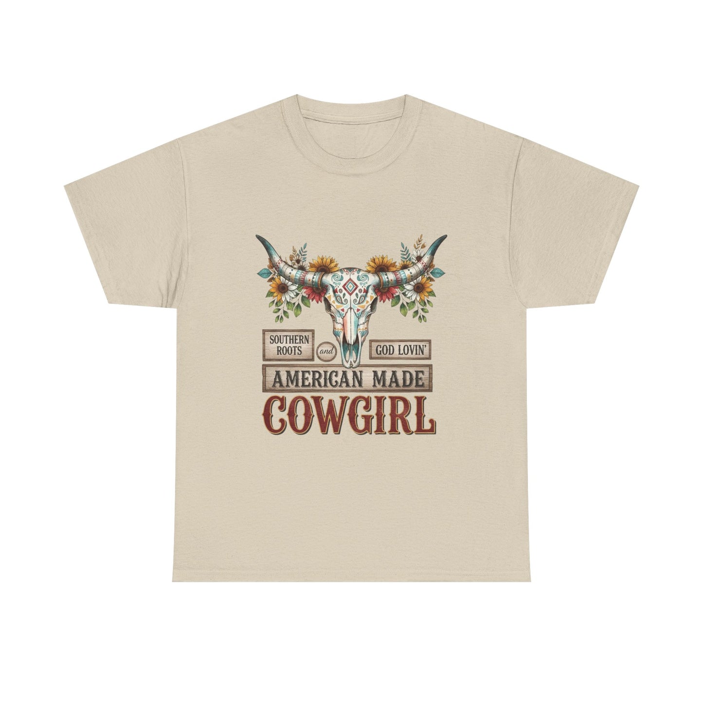 "American Made Cowgirl" Unisex T-Shirt