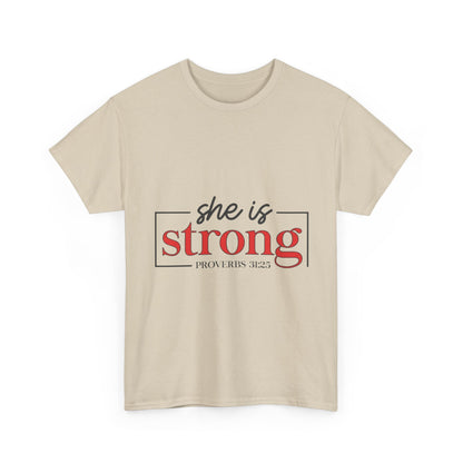 "She Is Strong" Unisex T‑Shirt