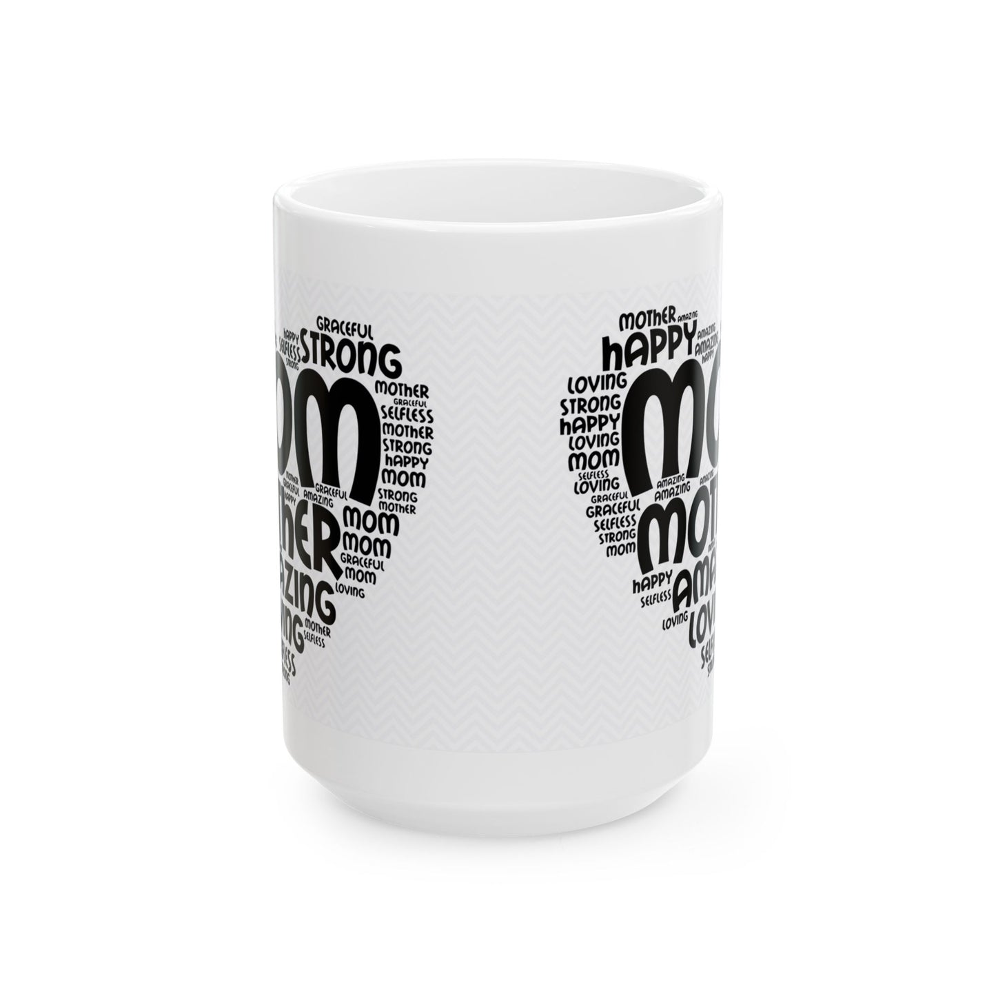 "Mom Word Art" Mug