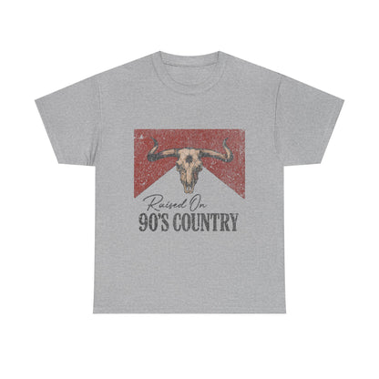 "90's Raised On Country Music" Unisex Cotton T-Shirt