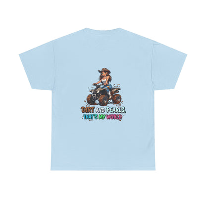 "Dirt and Pearls" Unisex Cotton T-Shirt